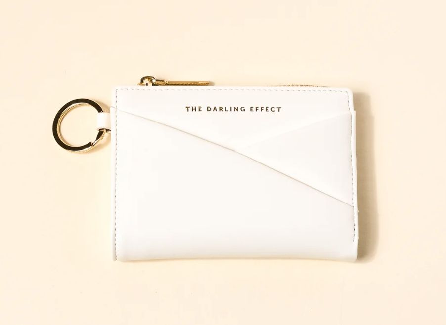 White Luxe Pocket Wallet