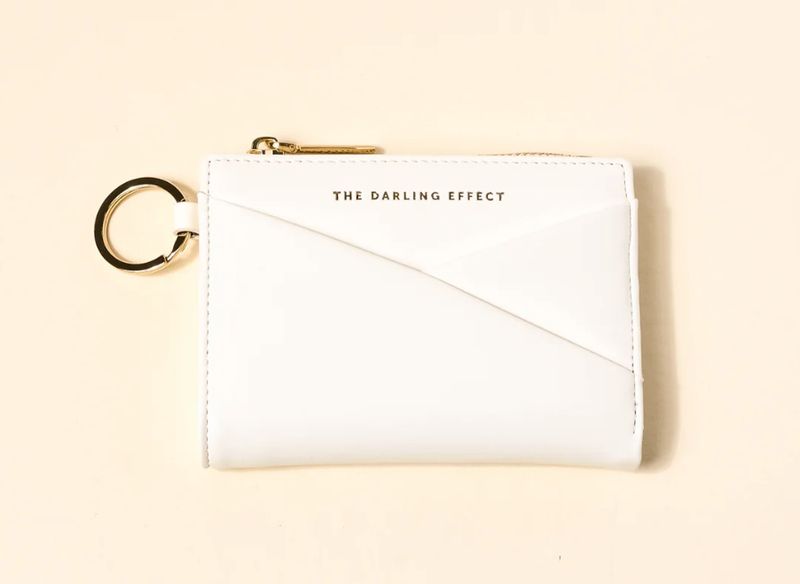 White Luxe Pocket Wallet