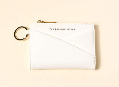 White Luxe Pocket Wallet