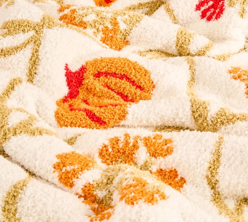 Patchwork Pumpkins Cozy Dreams Luxe Blanket