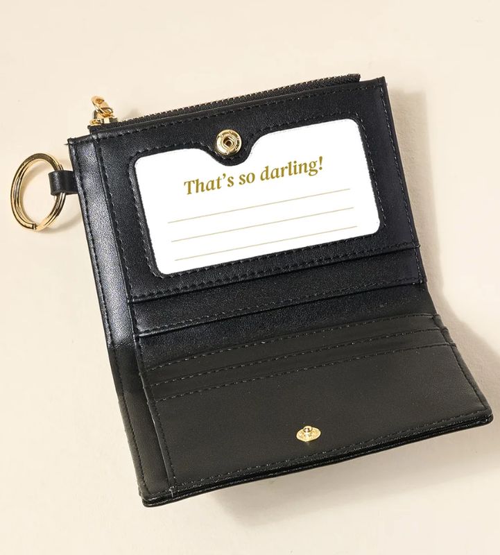 Black Luxe Pocket Wallet