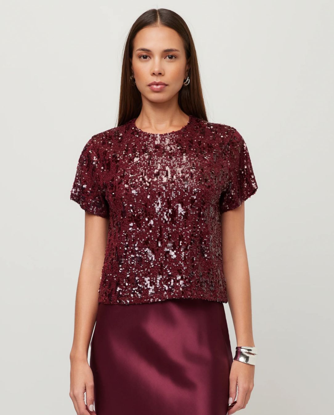 Stacey Sequin Top