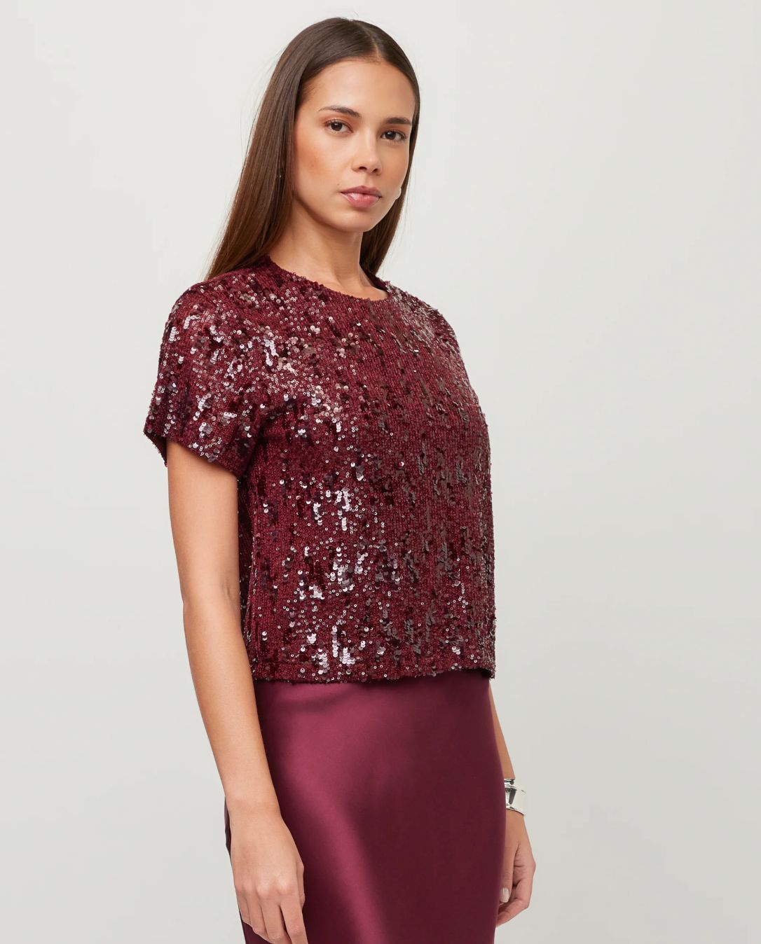 Stacey Sequin Top