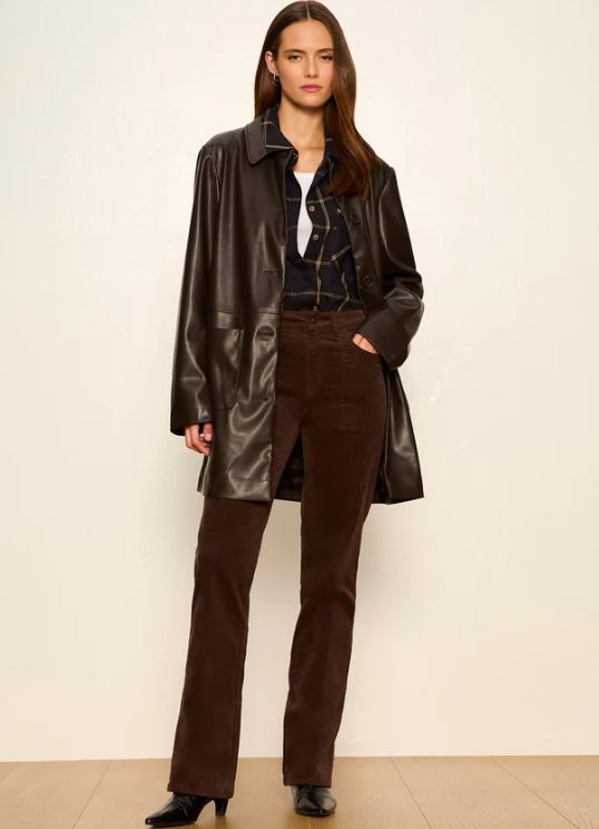 Avid Vegan Leather City Coat
