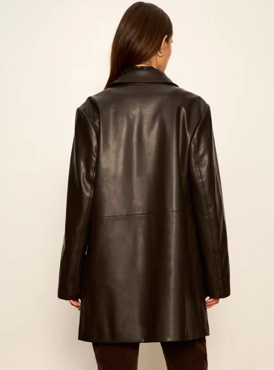 Avid Vegan Leather City Coat