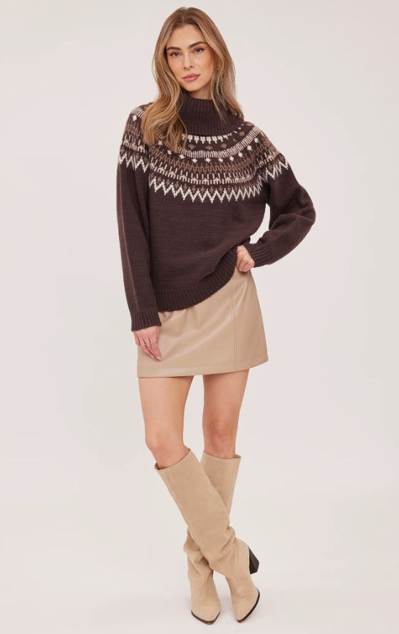 Chrissy Vegan Leather Mini Skirt