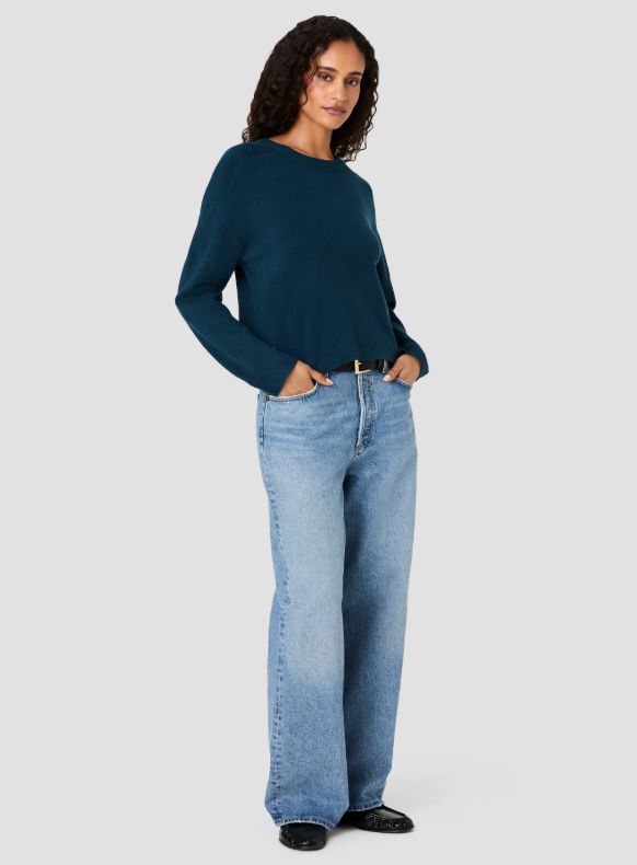 Babysoft Oversized Crew Neck Pullover Sweater