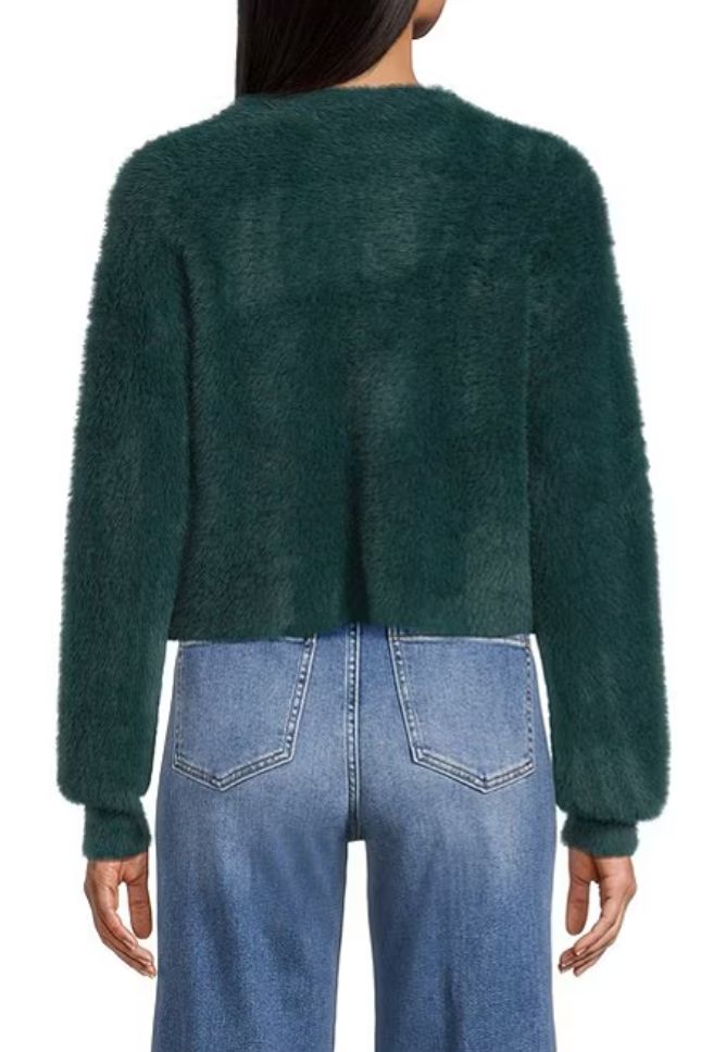 Ace Fuzzy Eyelash Crew Neck Sweater