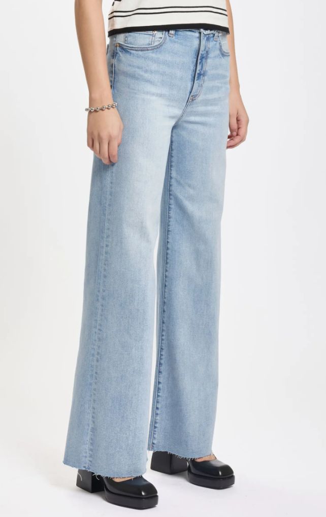 Far Out High Rise Wide Leg Jeans