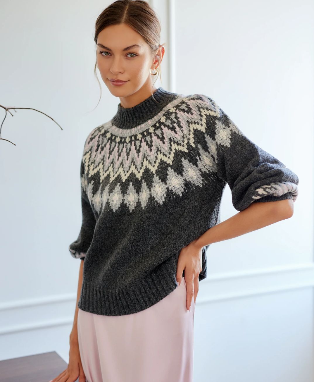 Zarah Jacquard Sweater