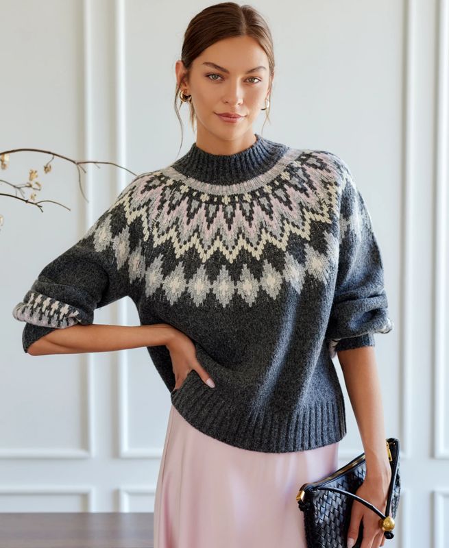 Zarah Jacquard Sweater