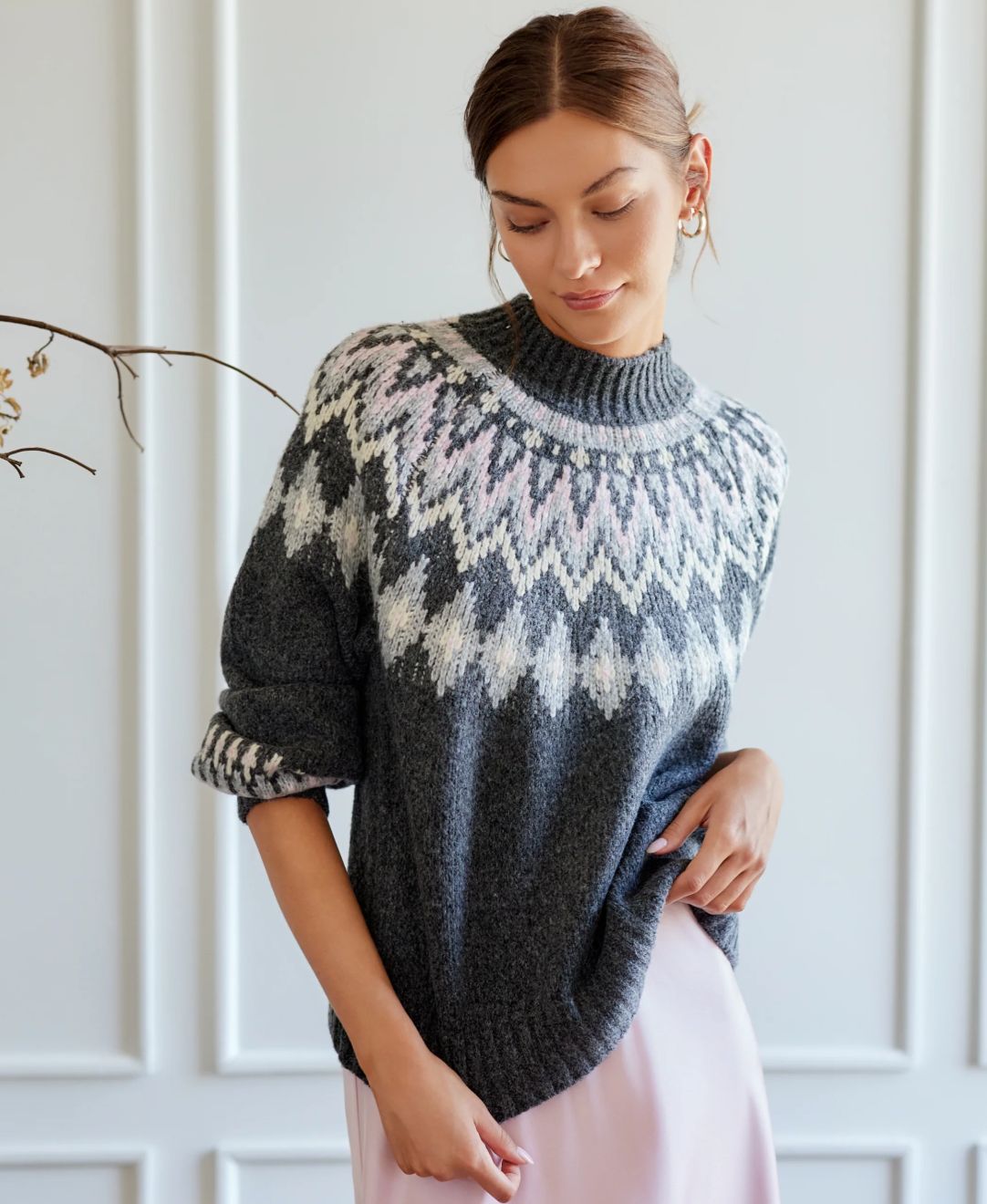 Zarah Jacquard Sweater
