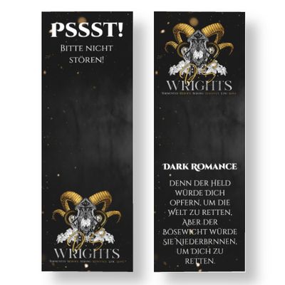 Lesezeichen D.S. Wrights/ Dark Romance