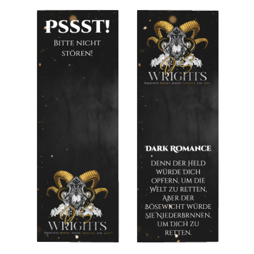 Lesezeichen D.S. Wrights/ Dark Romance
