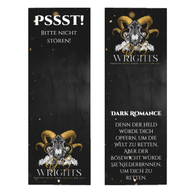Lesezeichen D.S. Wrights/ Dark Romance