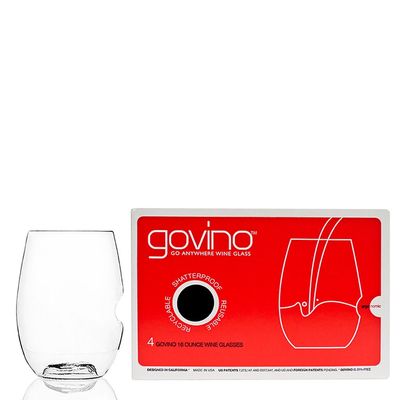 16oz Stemless Wine Glass Set of Four