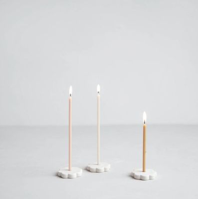 Ceramic Fleur Wishing Candle Holder