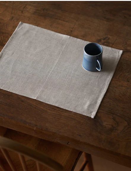 SET 4 // Linen Place Mat, Color: Natural