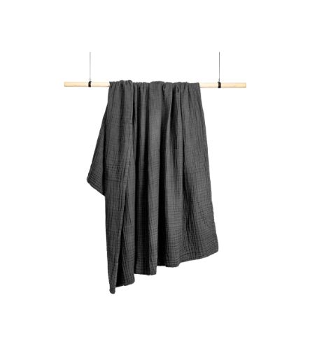 6-Layer Soft Blanket, Color: Dark Grey