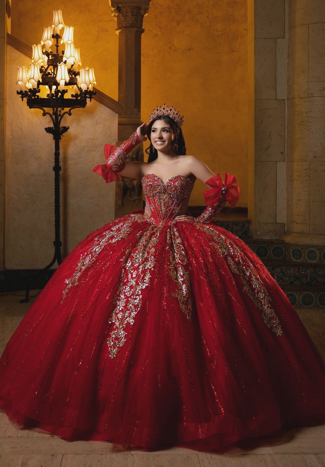 4080059 MOR, Color: SCARLET/GOLD, Size: 00