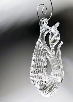 Nathan Sambar - Swans a Swimming Ornament