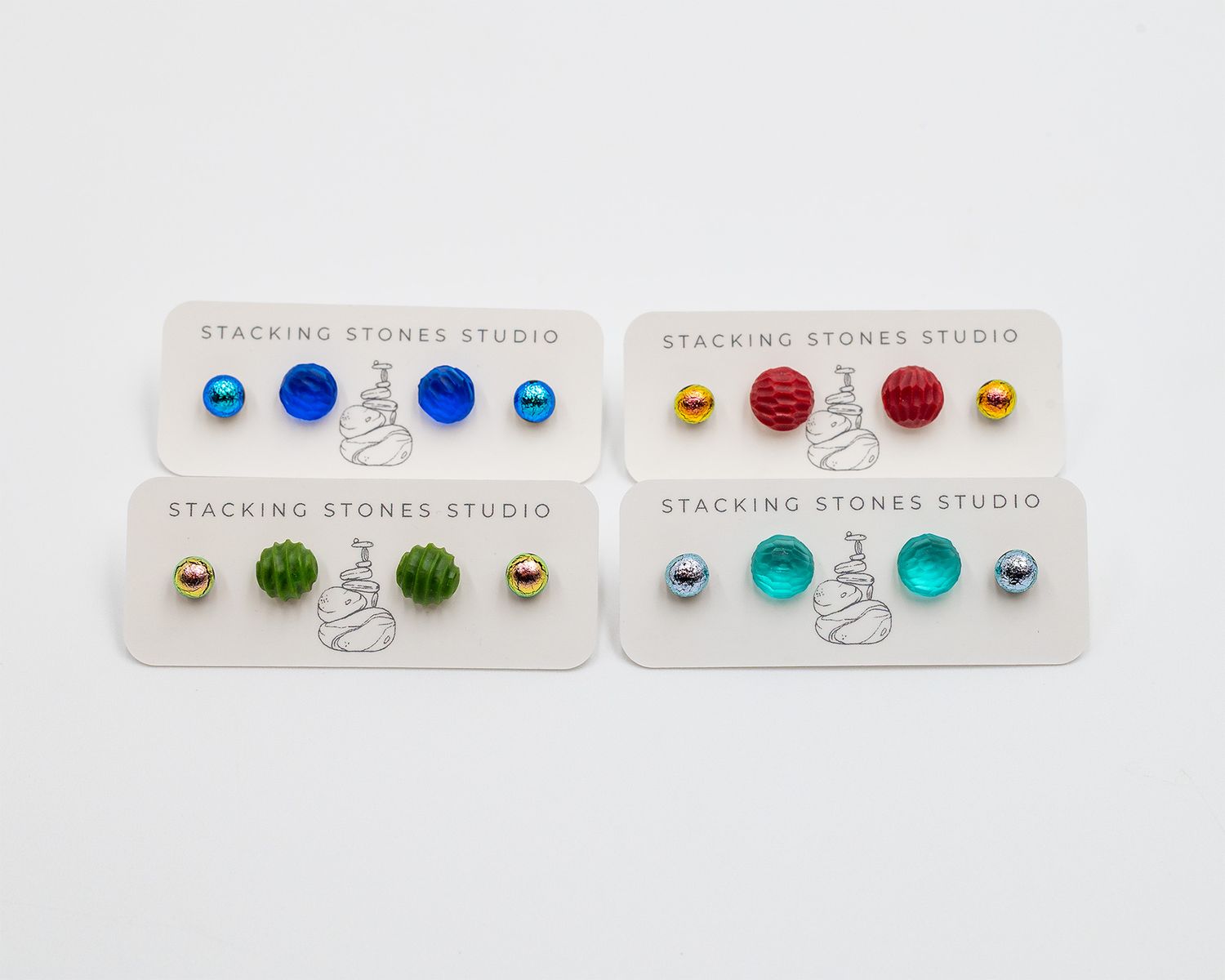 Sarah Vaughn - Dot Duo Earrings