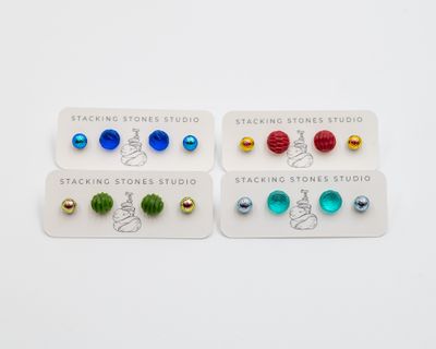 Sarah Vaughn - Dot Duo Earrings
