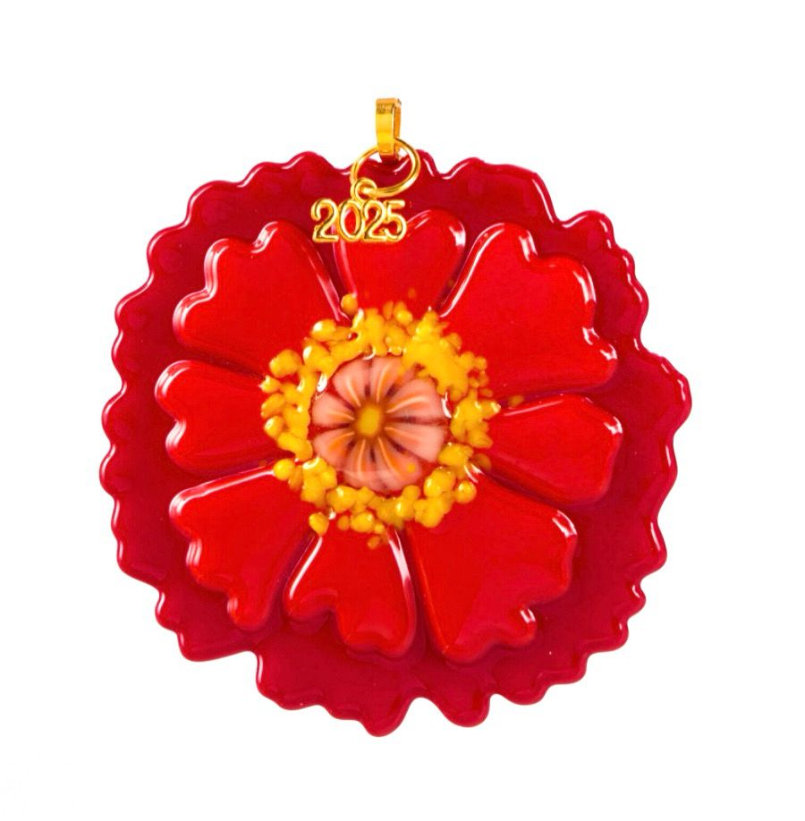 Cherie Virden - Holiday Gerber Daisy Ornament