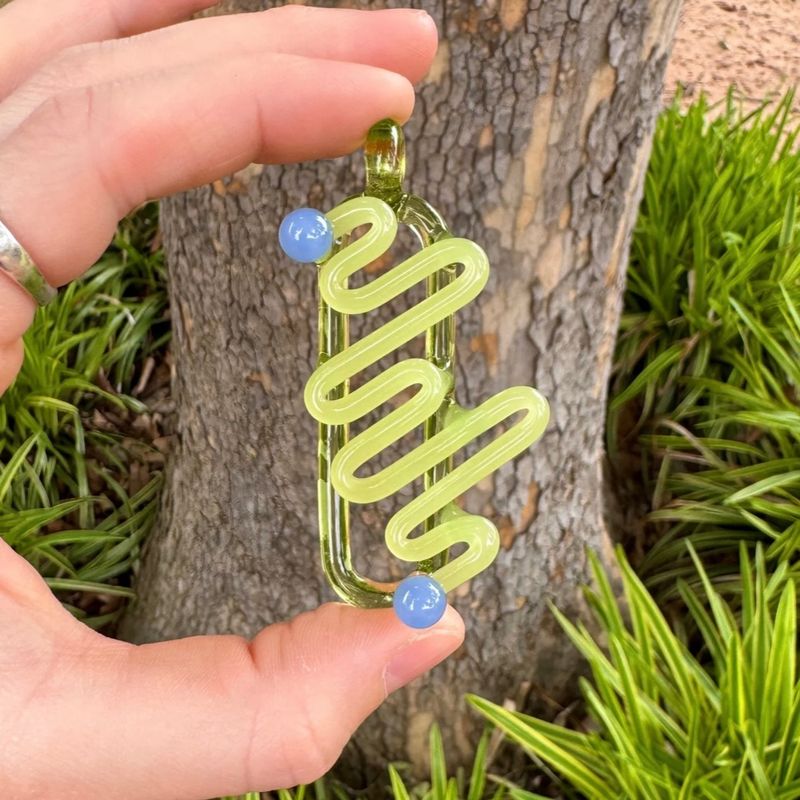 Elissa Newmeyer - Colorful Borosilicate Pendant