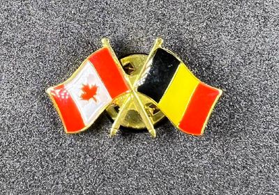 Canada/Belgium cross pin