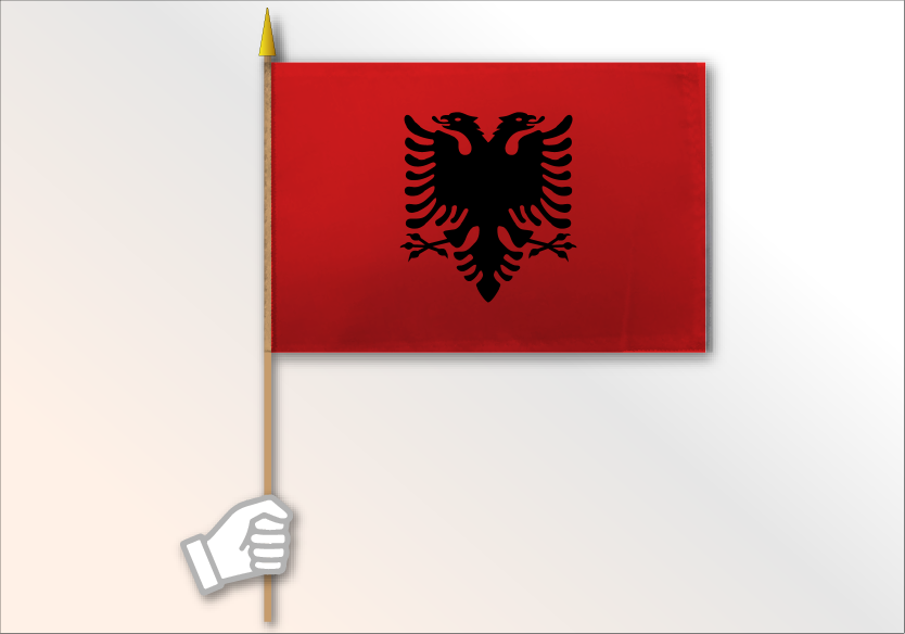 Albania flag medium 12x18
