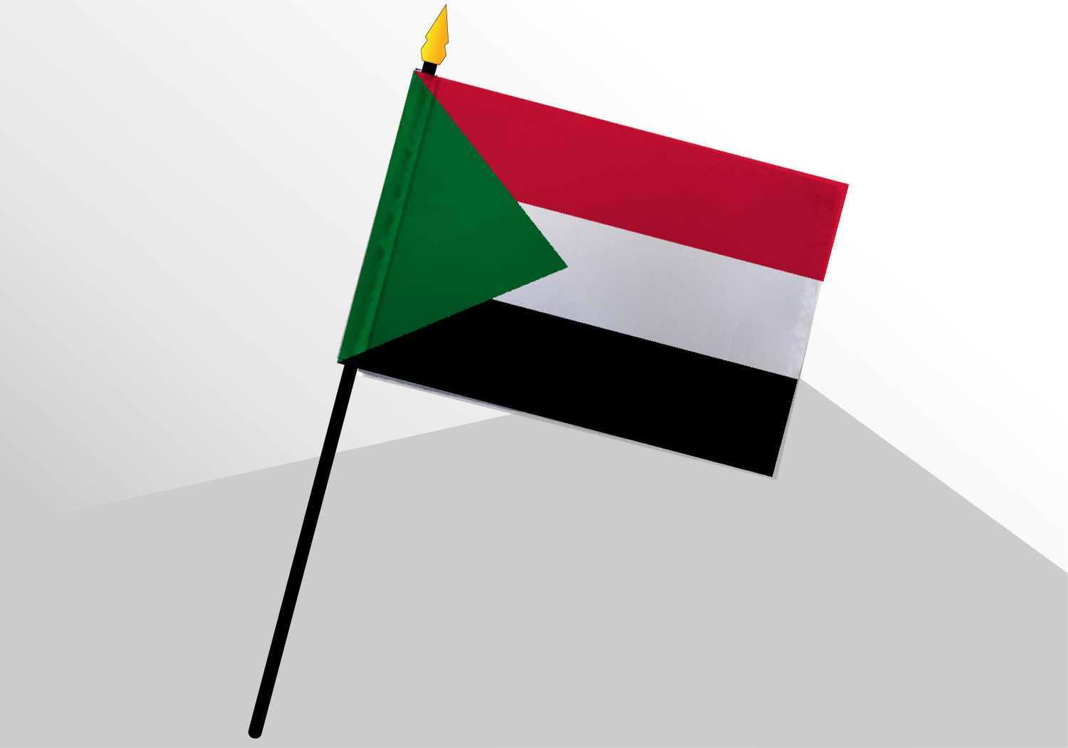 Sudan small standard flag 4x6