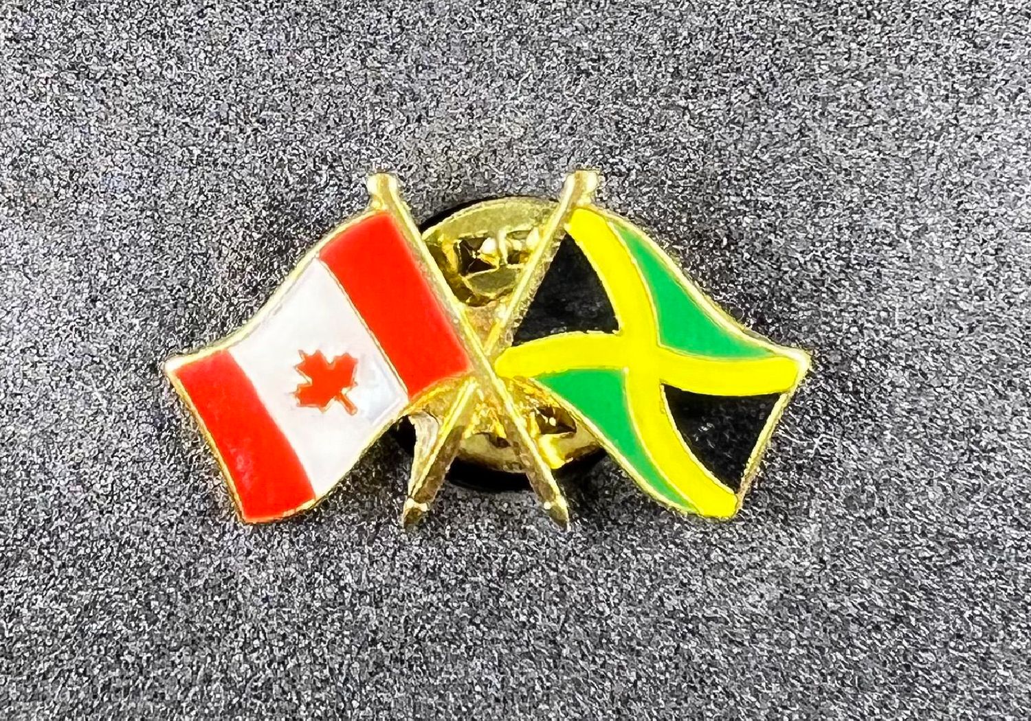 Canada/ Jamaica cross pin