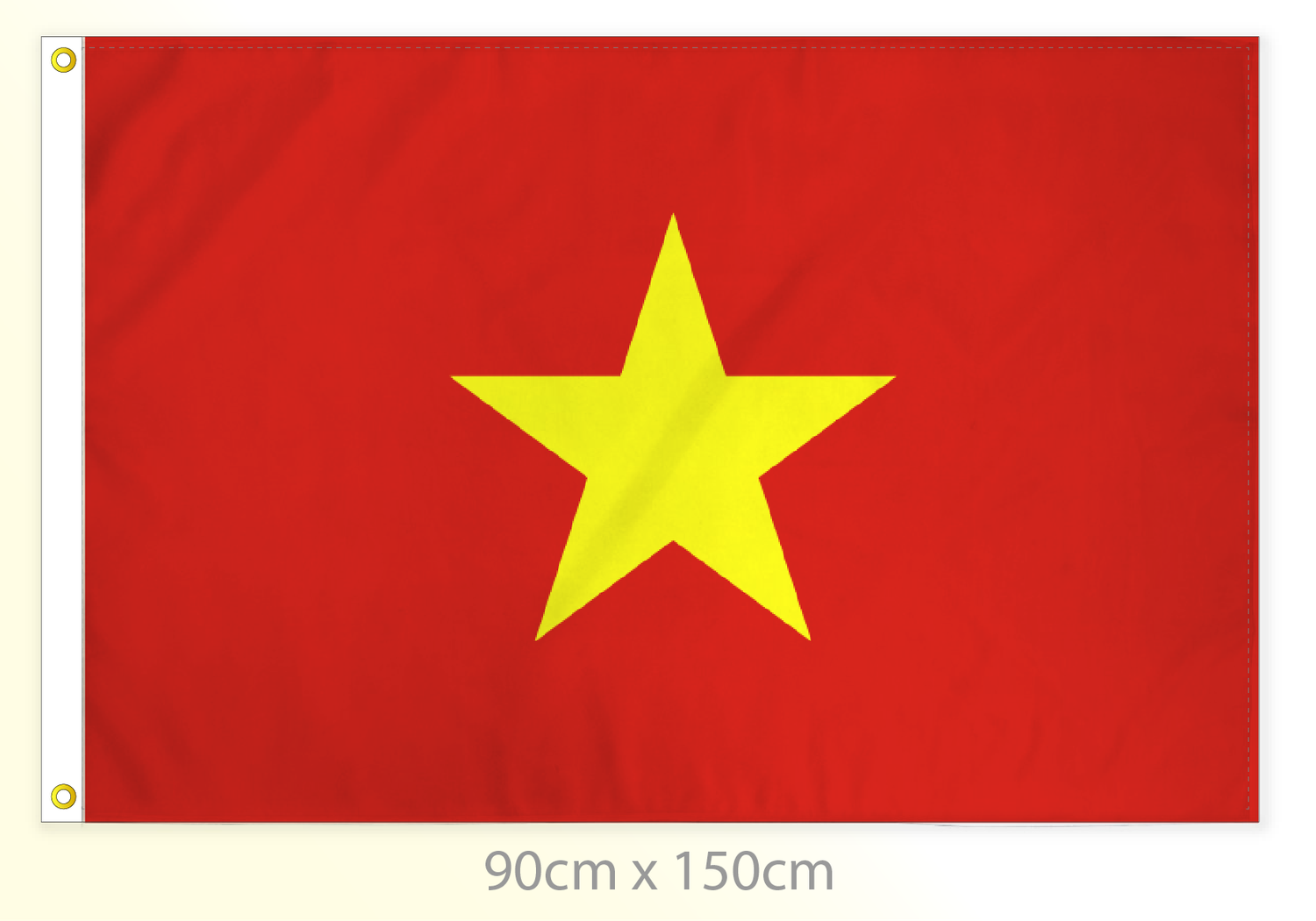 Vietnam flag large 36x60