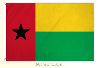 Guinea-Bissau flag large 36x60