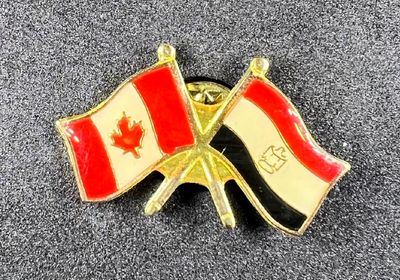 Canada/Egypt cross pin