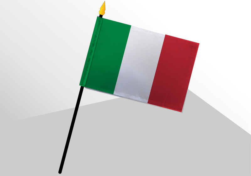 Italy small standard flag 4x6