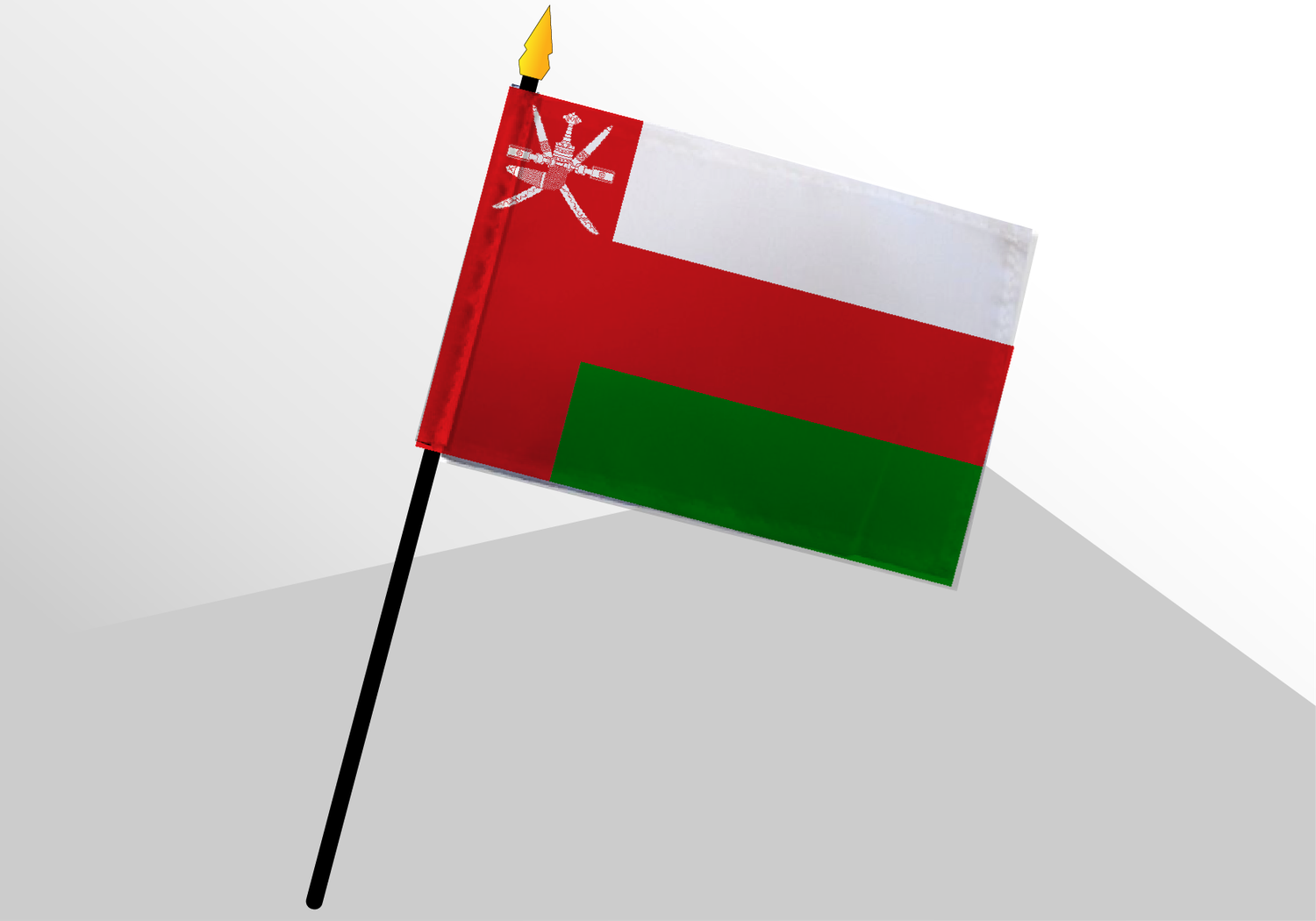 Oman small standard flag 4x6