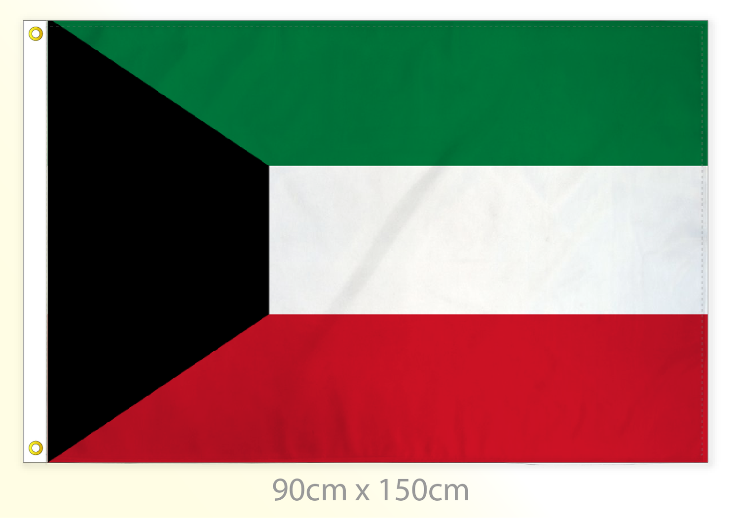 Kuwait flag large 36x60
