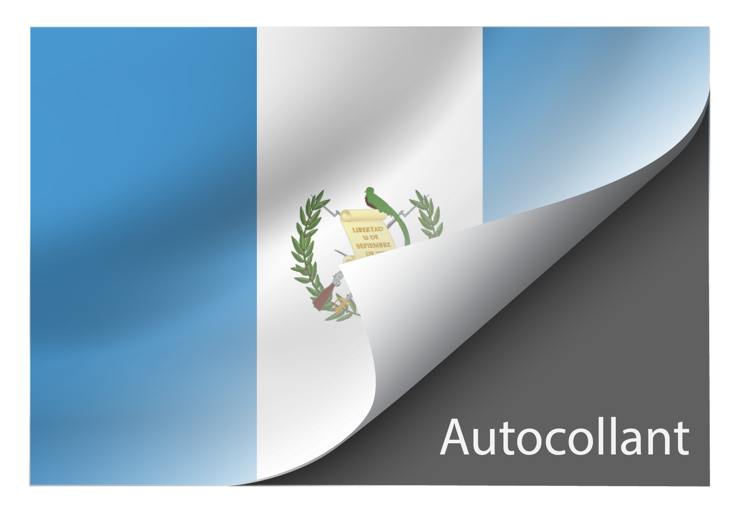 Standard Guatemala sticker