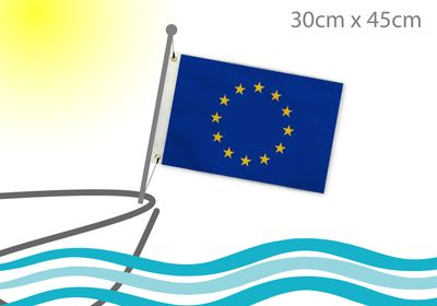 European Union boat flag 12x18