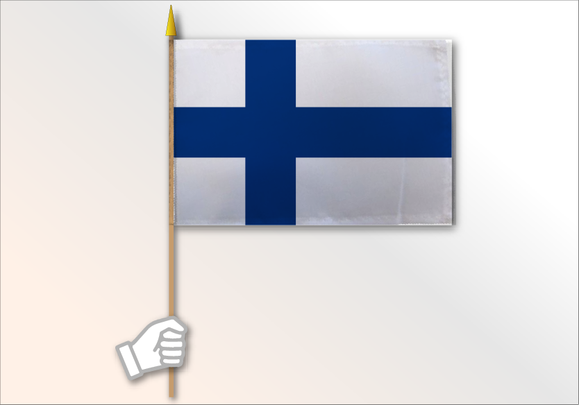 Finland flag medium 12x18