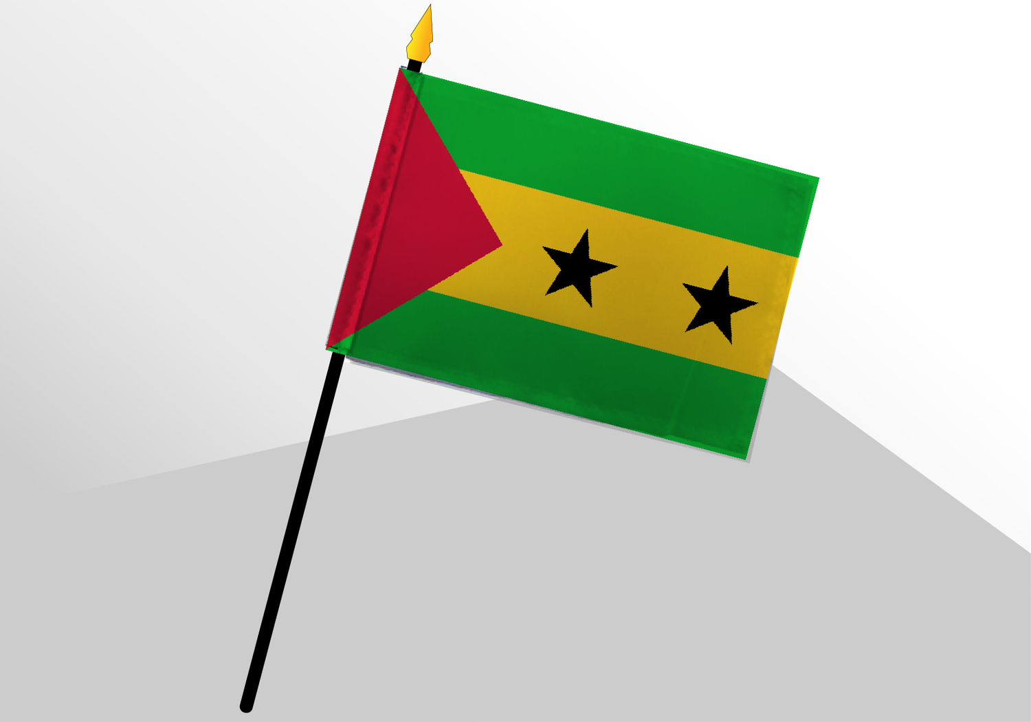 Sao Tome and Principe small standard flag 4x6