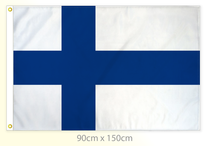 Finland flag large 36x60