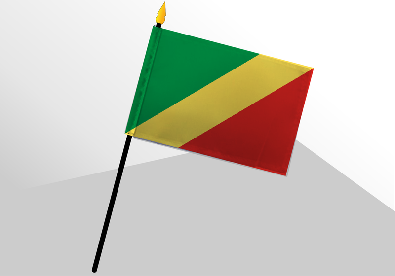 Republic of Congo small standard flag 4x6