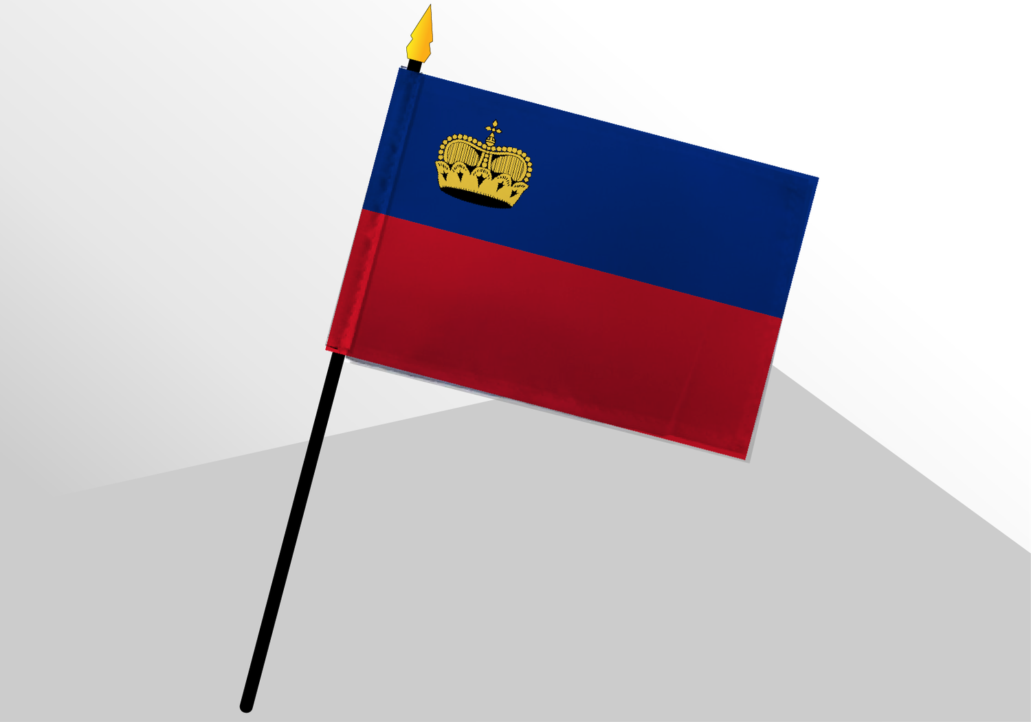 Liechtenstein small standard flag 4x6