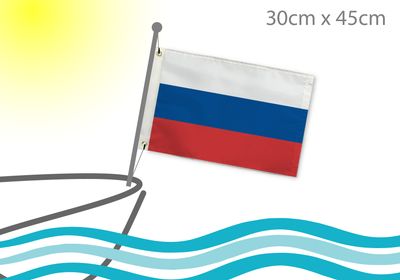 Russia flag for boat 12x18