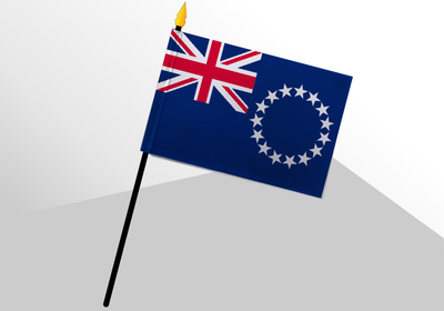 Cook Islands small standard flag 4x6