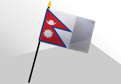 Nepal small standard flag 4x6