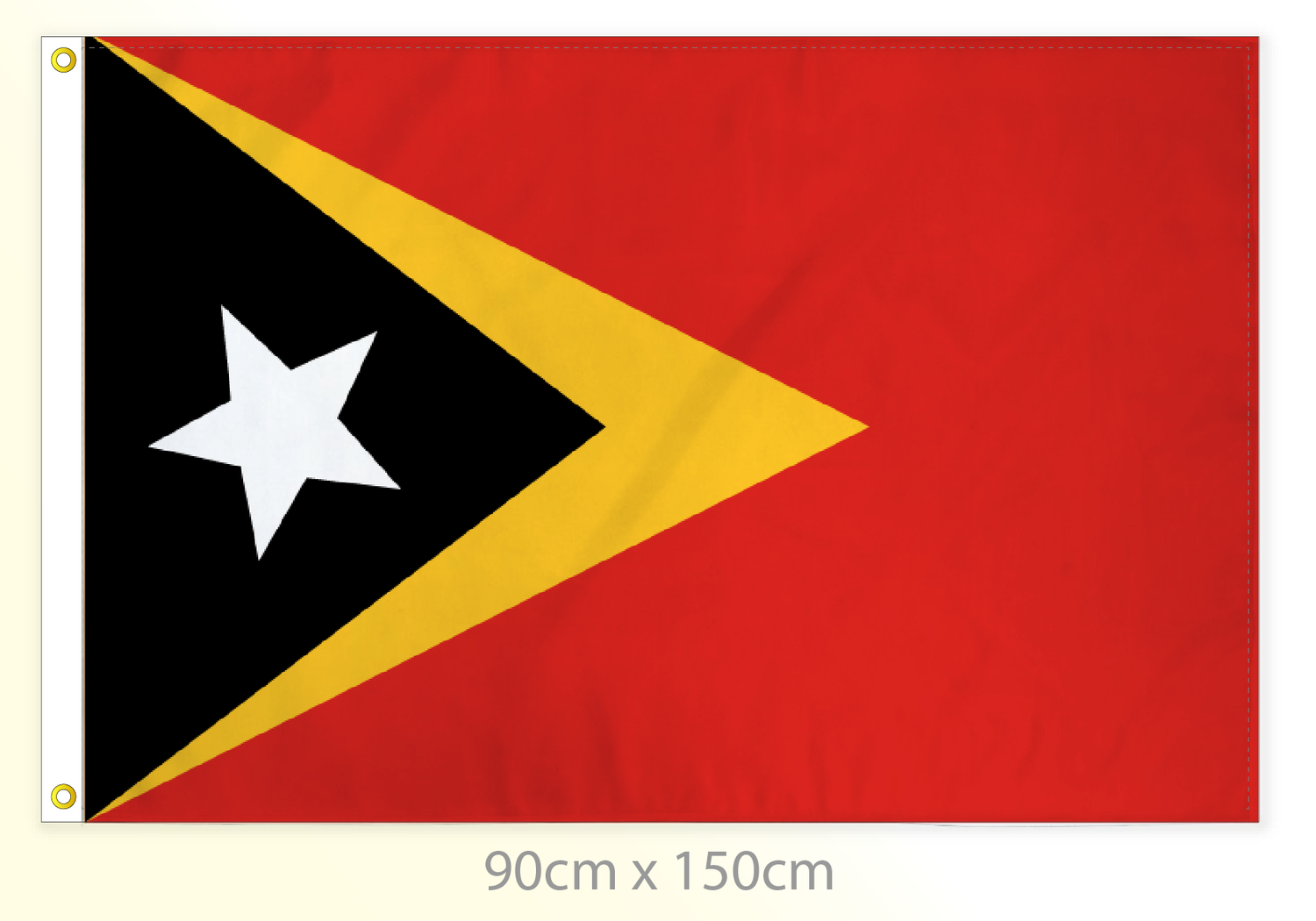 Timor-Leste flag large 36x60